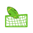 Lime Fu&szlig;ball-Tor-Icon f&uuml;r die Goalzz-Kategorie bei Golazzo