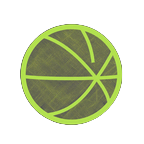 Lime Basketball-Icon f&uuml;r Basketballwetten bei Golazzo