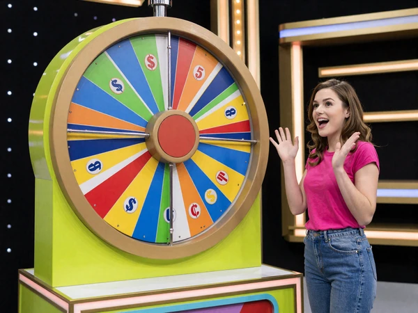 Game-Show-Rad im Crazy-Time-Stil mit Moderator - 46 Live-Game-Shows im Golazzo Live Casino