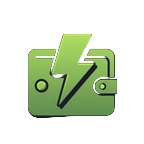 Lime Icon aus Blitz und Geldb&ouml;rse f&uuml;r blitzschnelle Auszahlungen bei Golazzo