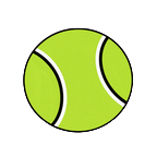 Lime Tennisball-Icon f&uuml;r Tenniswetten bei Golazzo